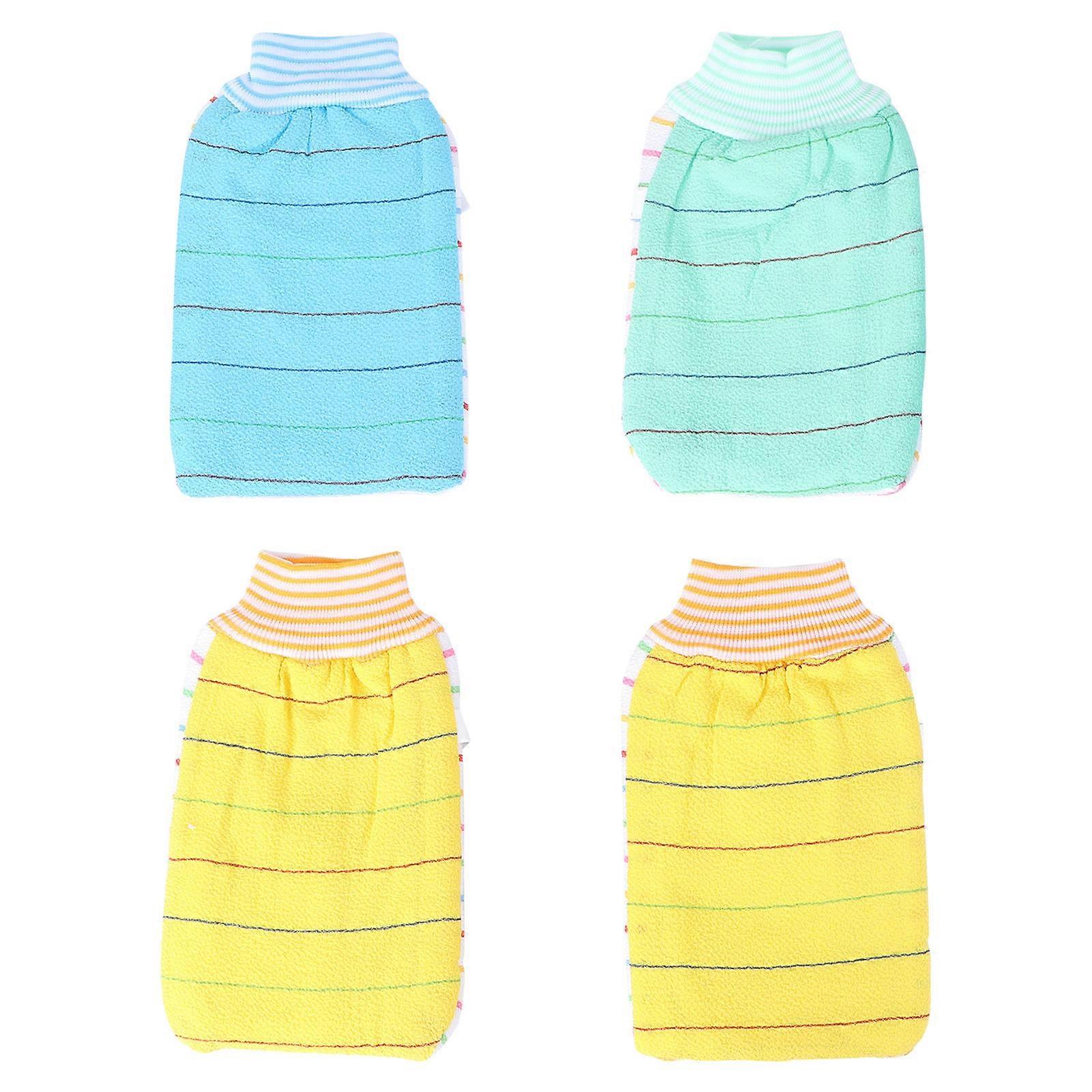 Exfoliating Gloves Bath Scrubber Glove for Bathing Use 2Packs Pack