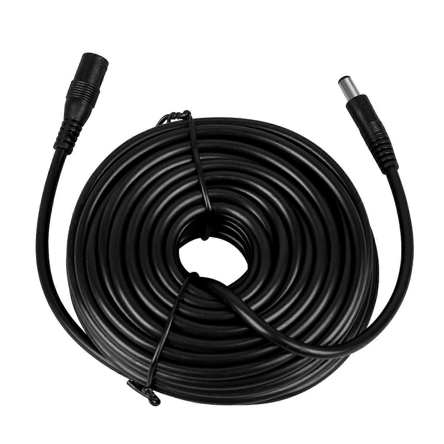 30ft 12V DC Power Extension Cable 22AWG for CCTV Security Camera IR Light Wide Compatibility