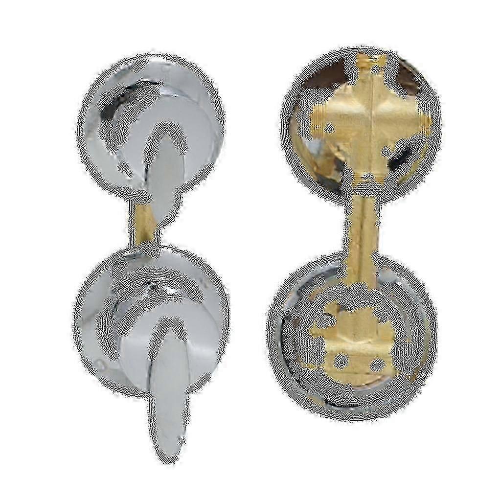 Wall-Mounted Shower Mixer with 4-Way Control for Shower Cabin Use