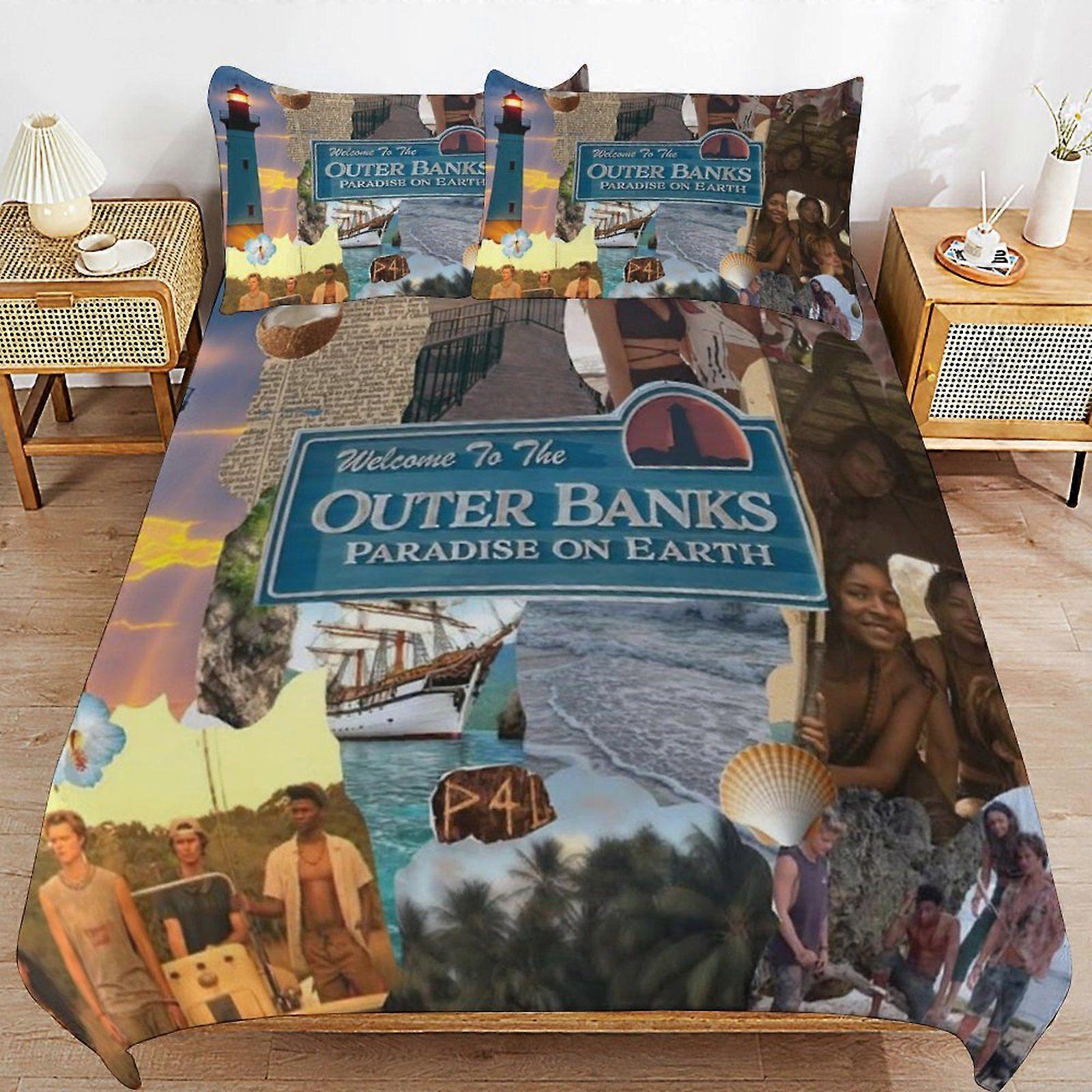 Outer banks Soft Layer Durable Stitch Practical Fit Thread Finish Duvet Cover Sets with Easy Maintenance