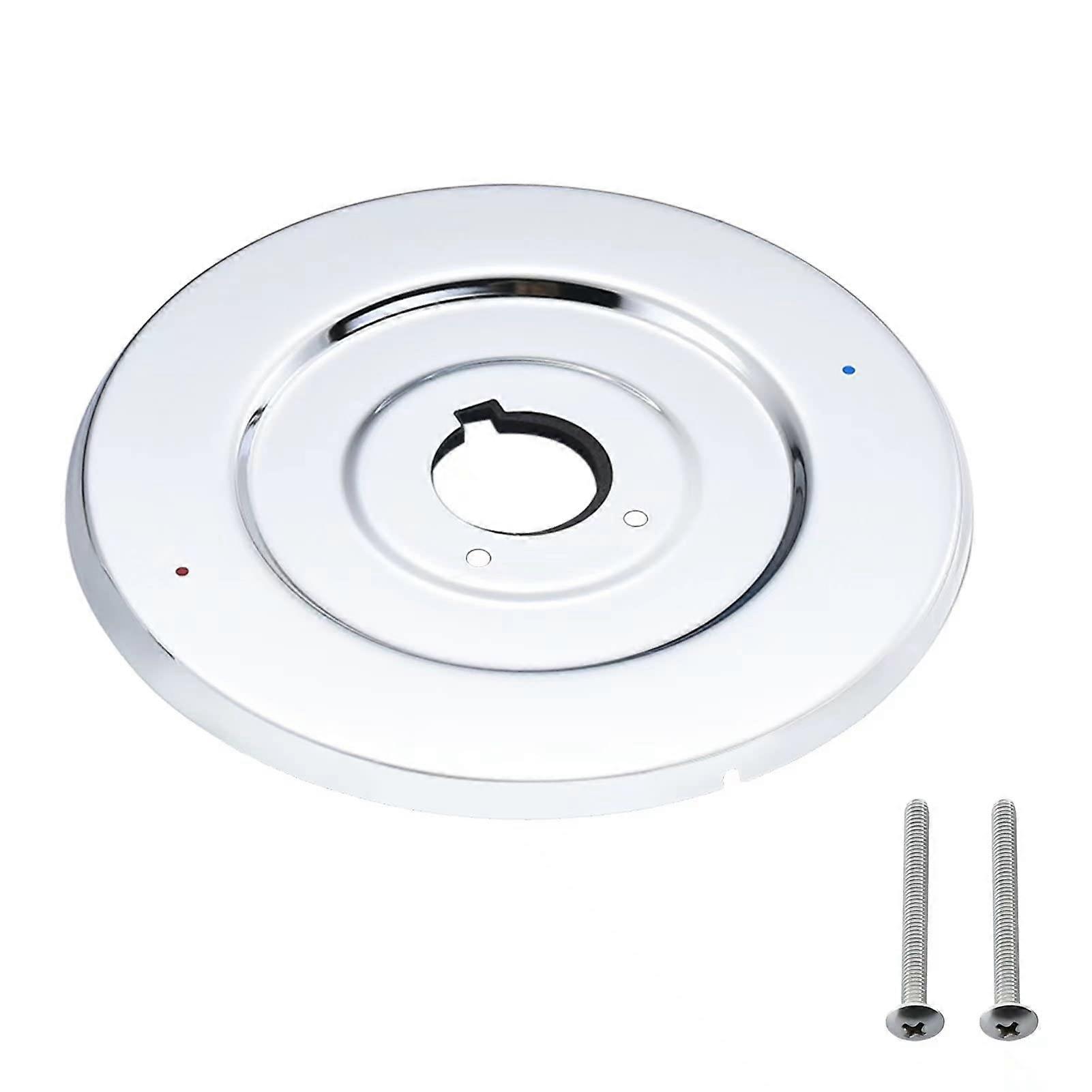 Chateau Escutcheon Replacement Kit with Screws for Moen OneHandle Tub and Shower Faucet Chrome