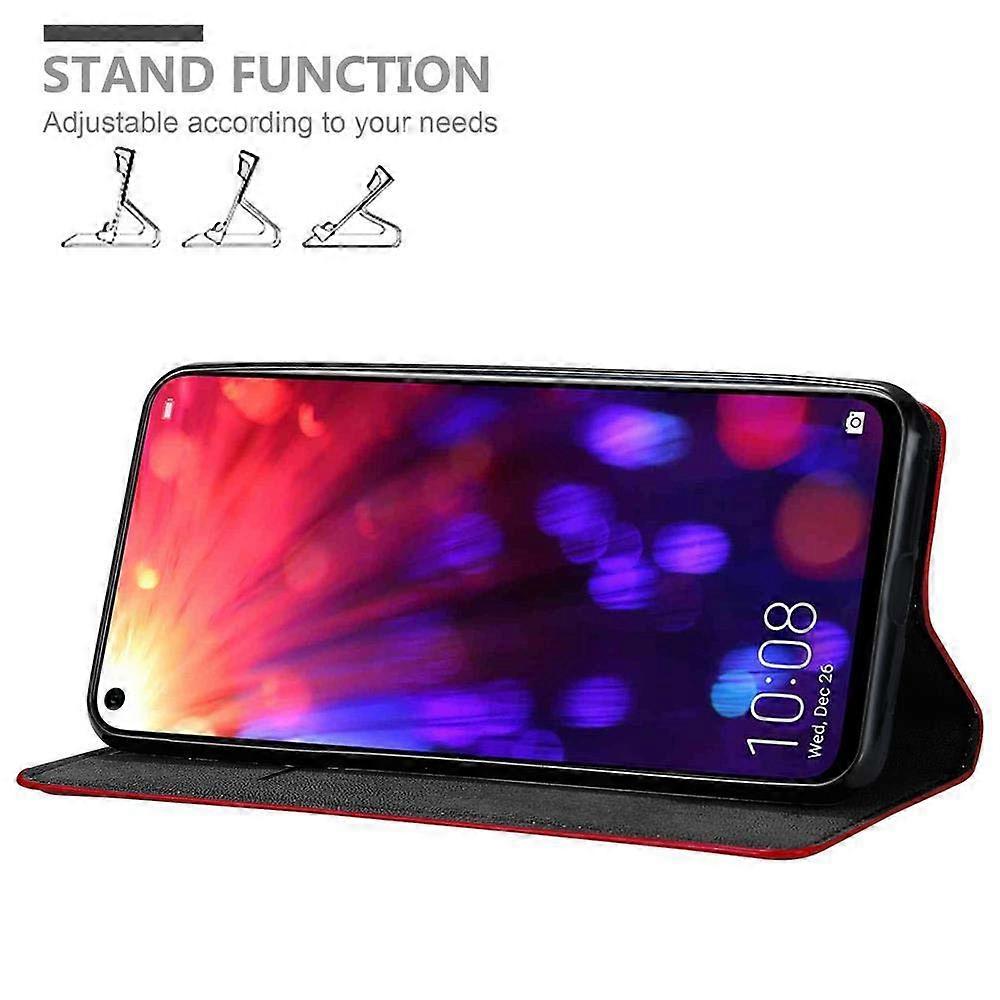 Honor View 20 Case - Protective Case with Stand Function and Card Slot