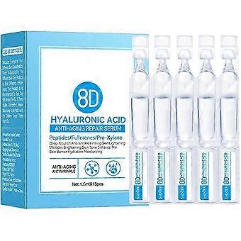 15pcs hyaluronic acid essence facial microneedle essence, hyaluronic acid anti-aging repair essence, ceramide ampoule hyaluronic acid essence