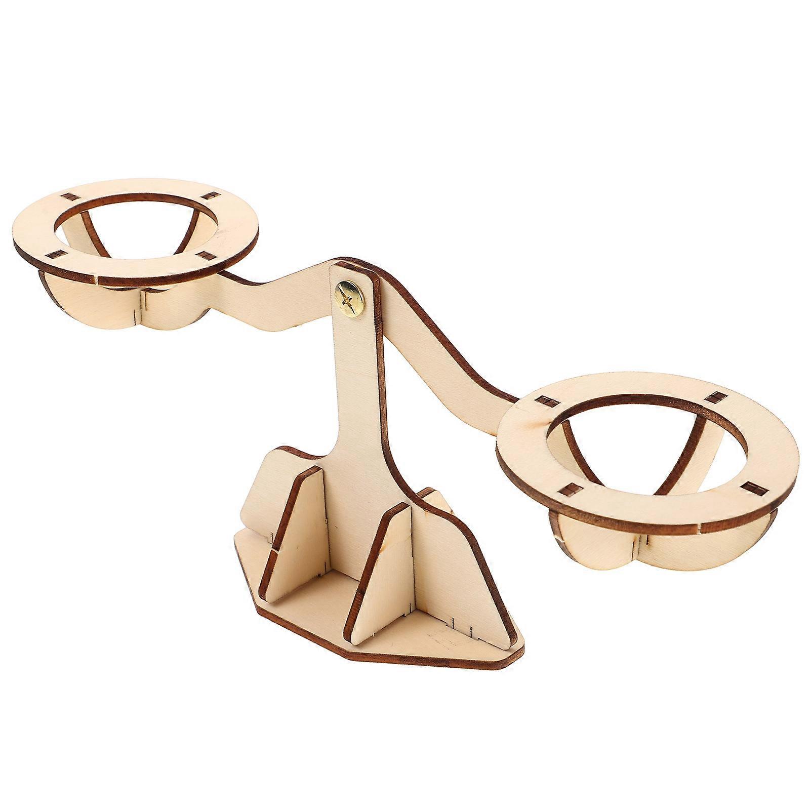 Wood Balance Scale for Classroom Educational Science Kit