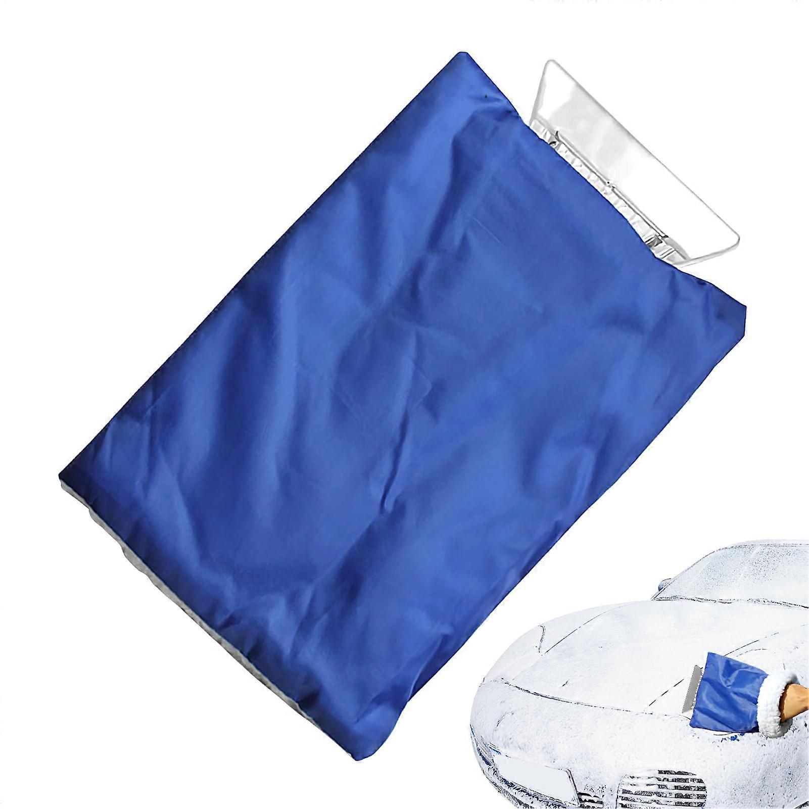 Car Ice Scraper with Insulated Warm Glove for Fast Scratch Windshield Snow Removal