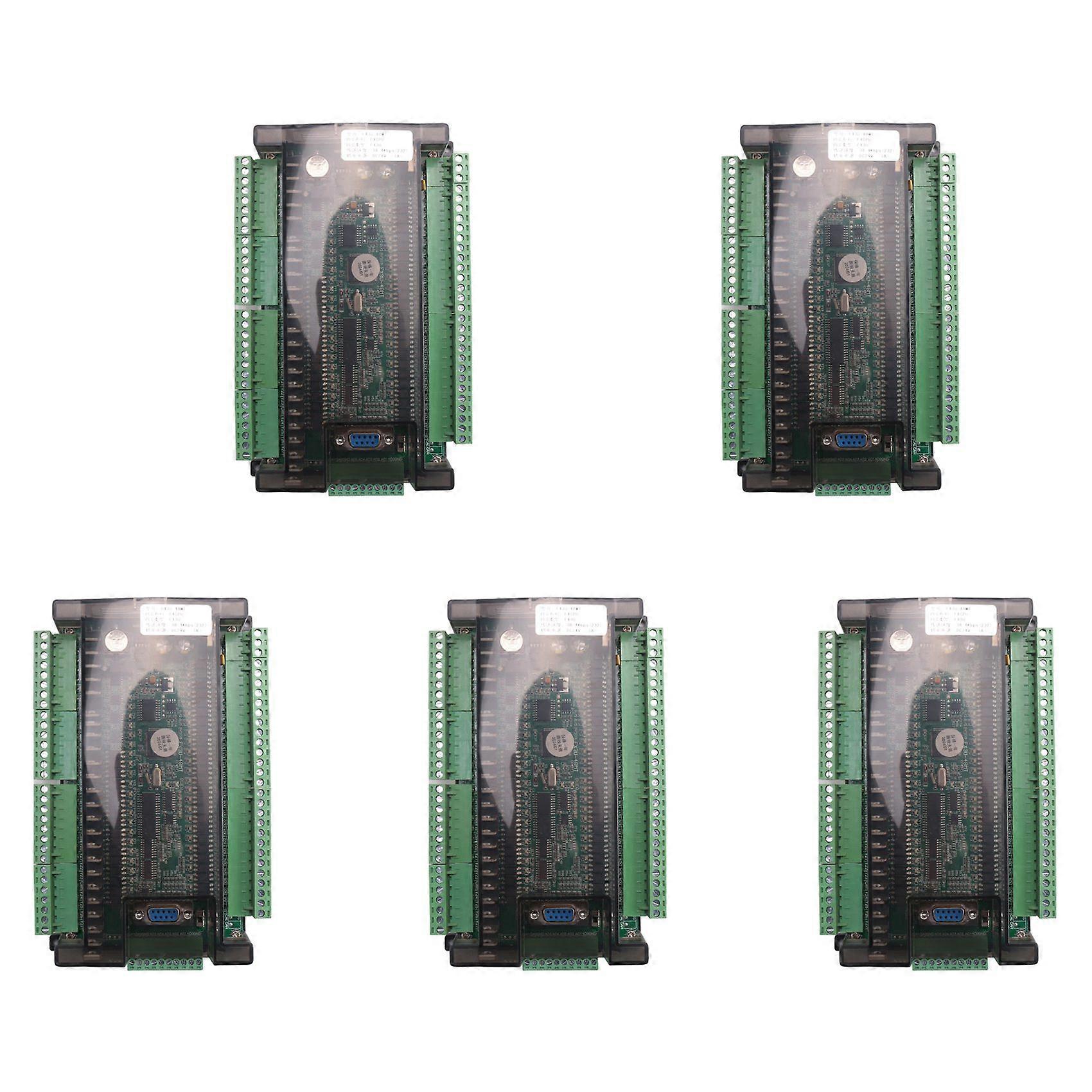 5X PLC Industrial Control Board Module FX3U-48MT Programmable Logic Controller 24 Input 24 Output 24V 1A
