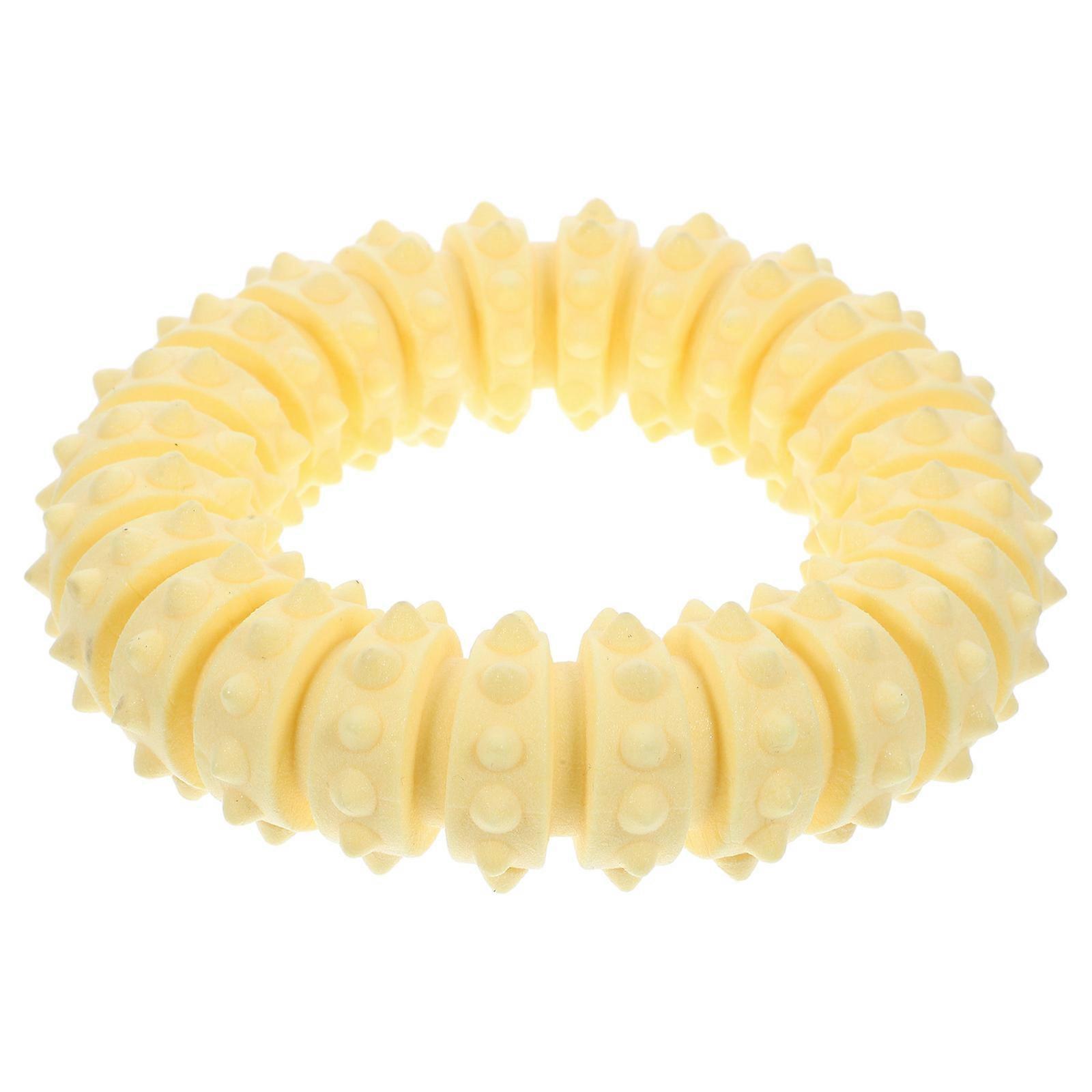 Puppy Teething Toy Dog Biting Toy Round Ring for Exercise Durable Tpr