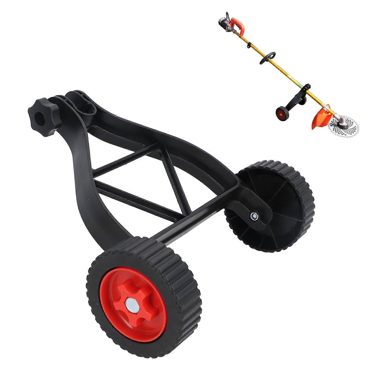 Lawn Mower Support Wheel with Precision Height Control, Universal Fit String Trimmer Wheel for Gardening