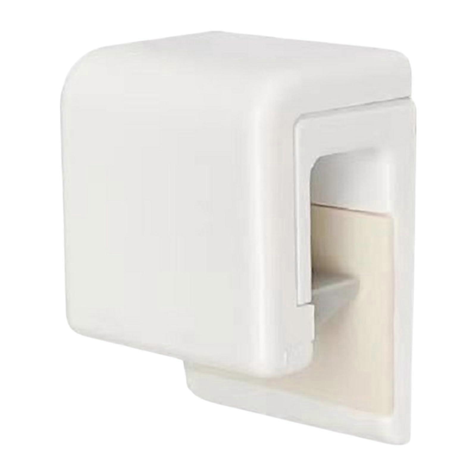 Easy Clean Wall Mounted Toothpaste Dispenser and Holder NoDrill Space Saving for Family Use