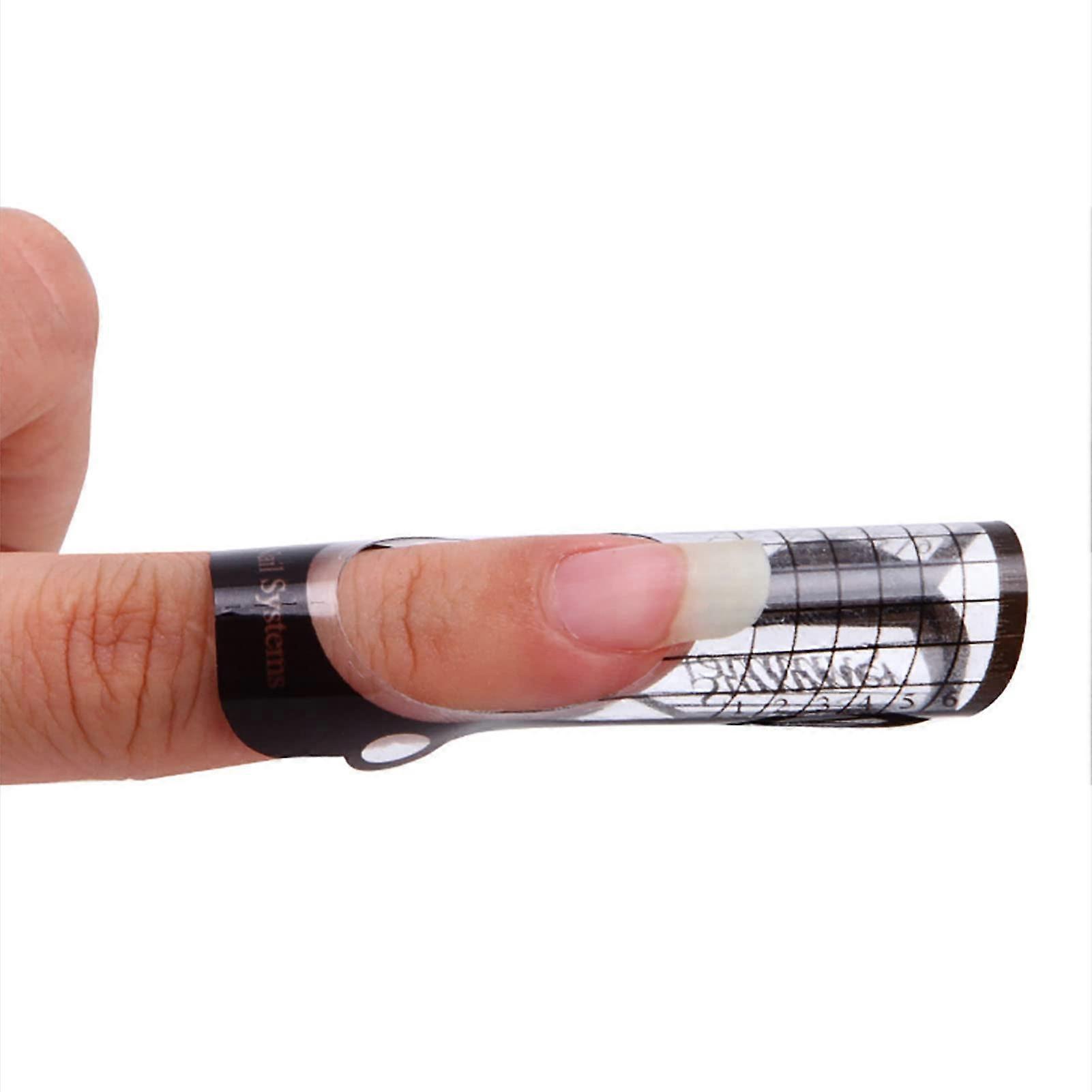 Precision Nail Art Guide Tape and Durable Lightweight Nail Form Guide for Salon Training