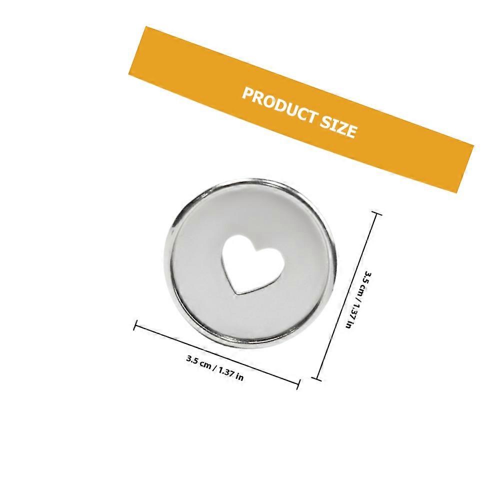 Planner Discs Loose Leaf Binder Discs for Organizing 20Pcs Silver Planner Rings