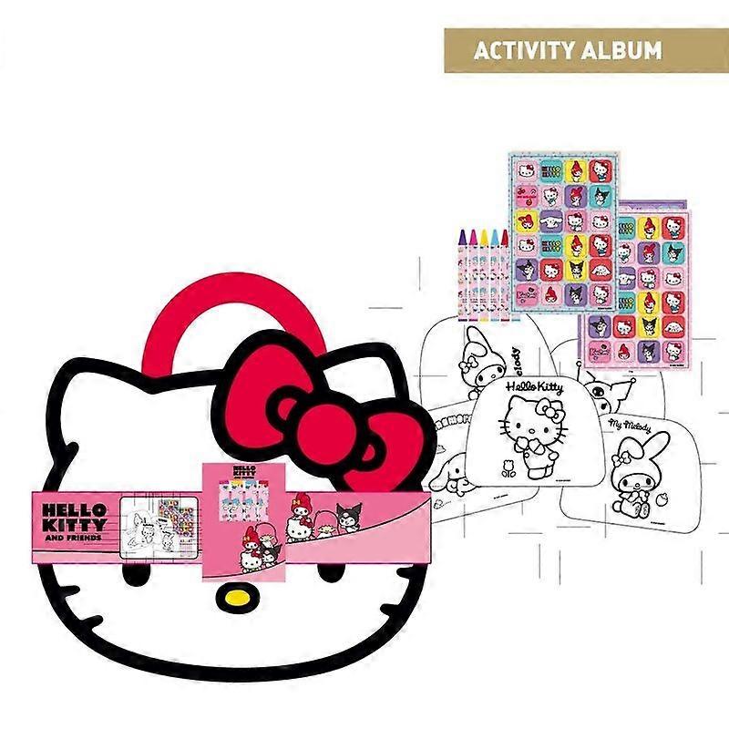 Hello Kitty activity set with coloring book and stickers