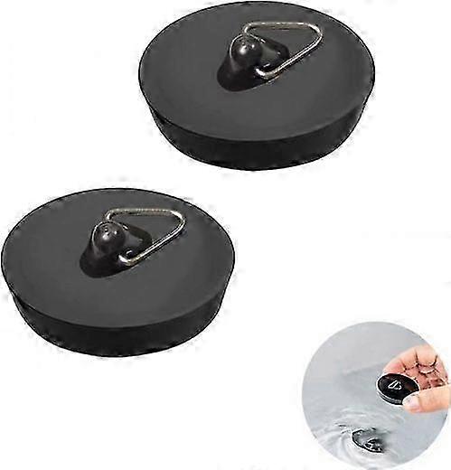 2 Pack Drain Plugs Sink Drain Stopper Rubber Stopper