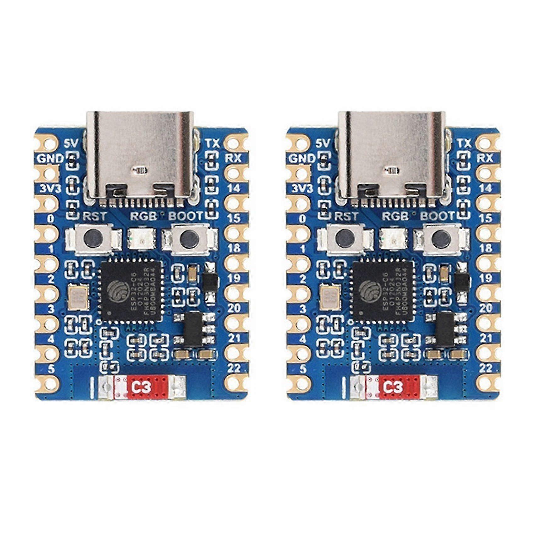 2026 Passer ESP32 C6 Zero utviklingskort WiFi 6 ESP32 Mini-modulprosessor