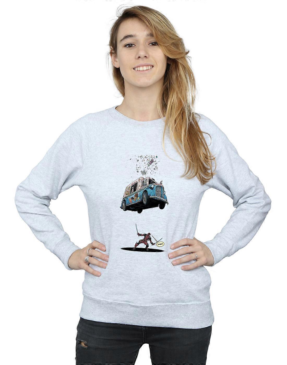 Marvel Women's Deadpool Ice Cream Sweatshirt