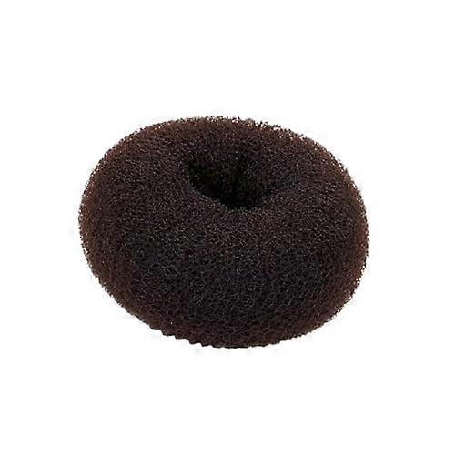 Medium Mesh Bun Maker Brown 8cm Hair Bun Shaper for Consistent Bun Shape and Everyday Styling