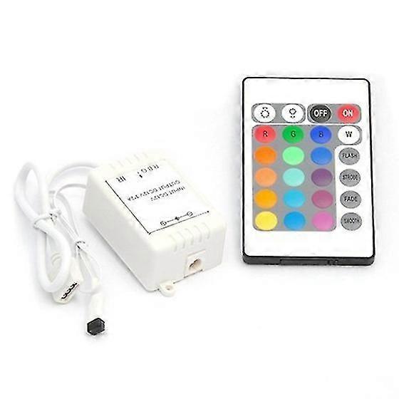 24 Button Wireless RGB LED Light Controller Ir Remote 12v Dimmer