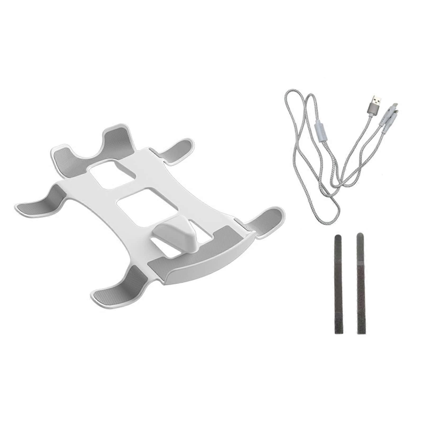 Headset Stand with Fast TypeC Charging and Secure Controller Storage for PS VR2