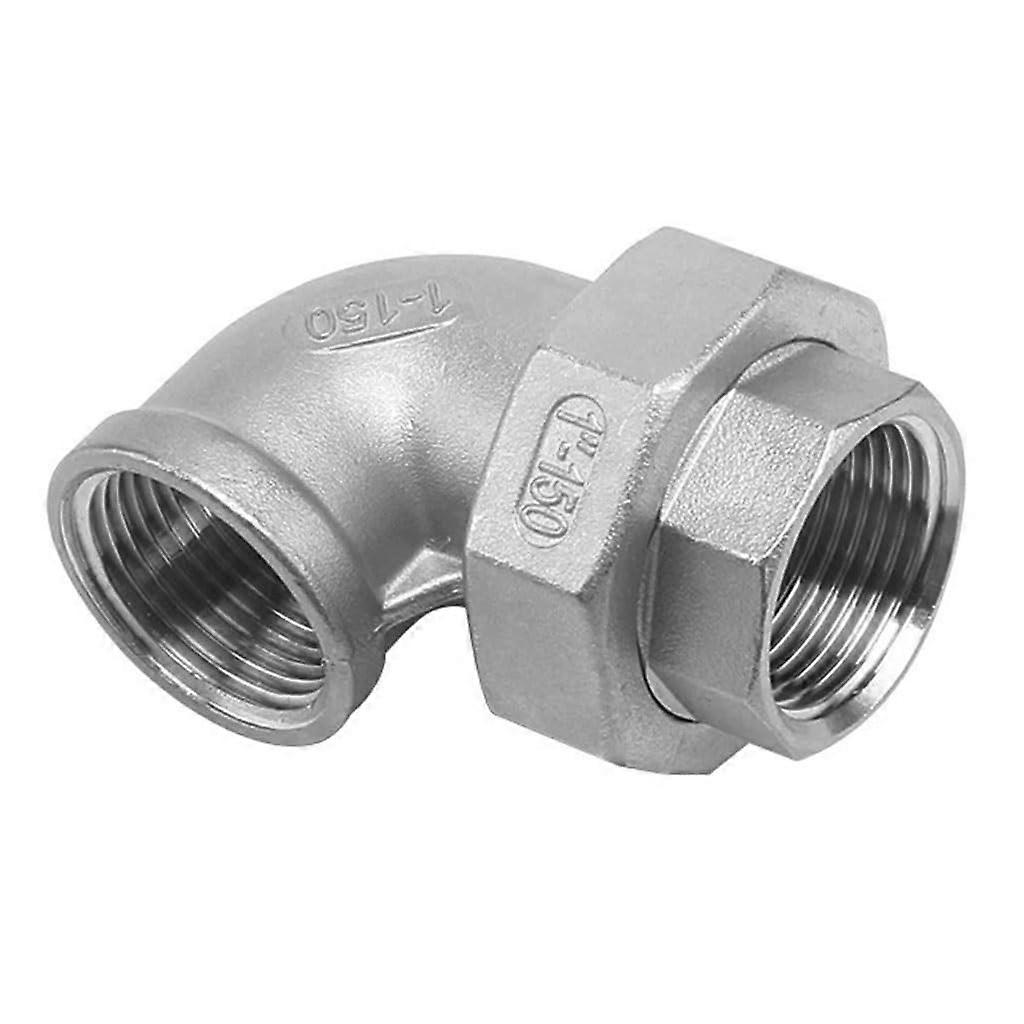 Stainless Steel Pipe Fitting 304 Female Threaded Union Elbow DN15DN50 Rust Resistant