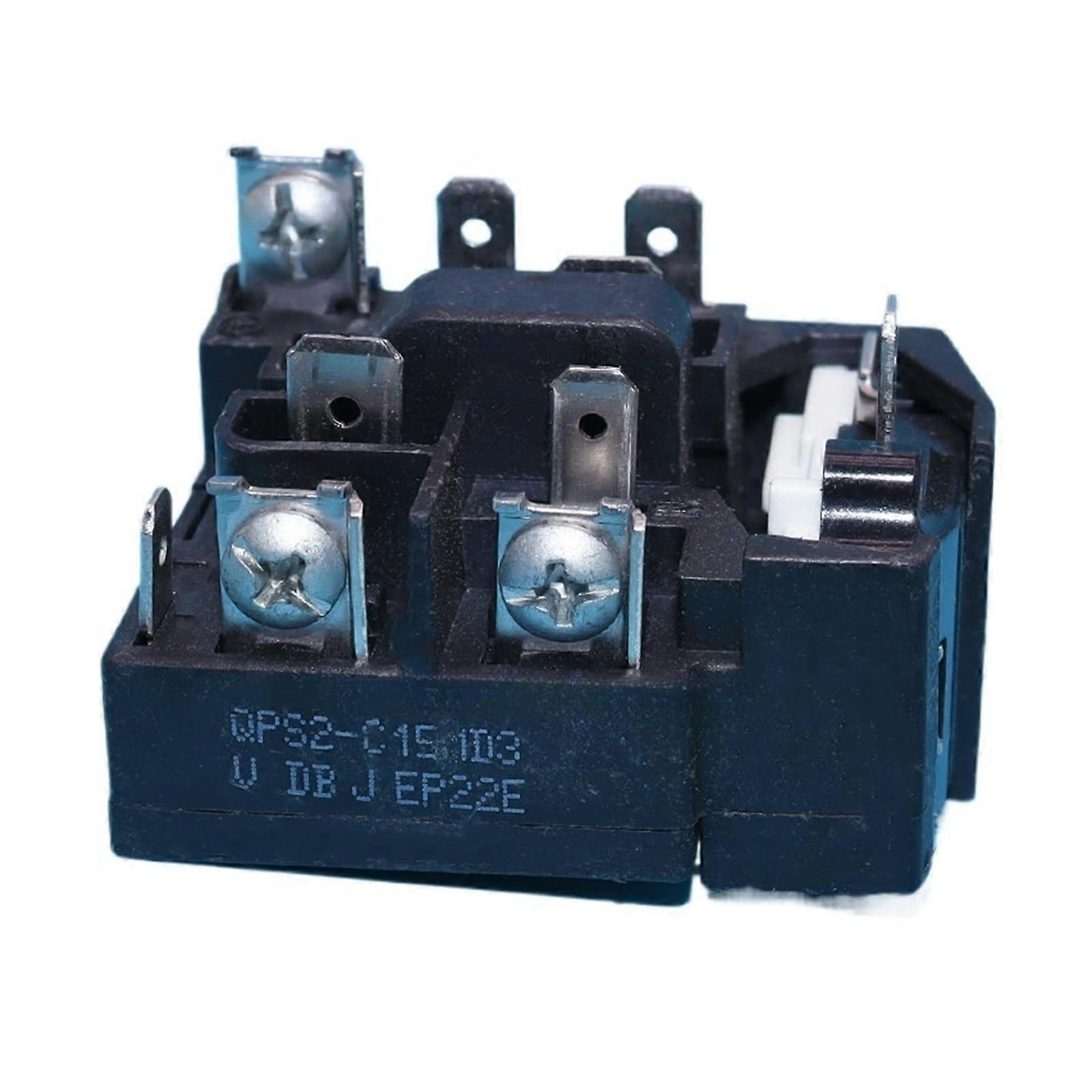 Qps2C15md3 Refrigerator Compressor Starter Relay with Thermal Overload Protector Replacement