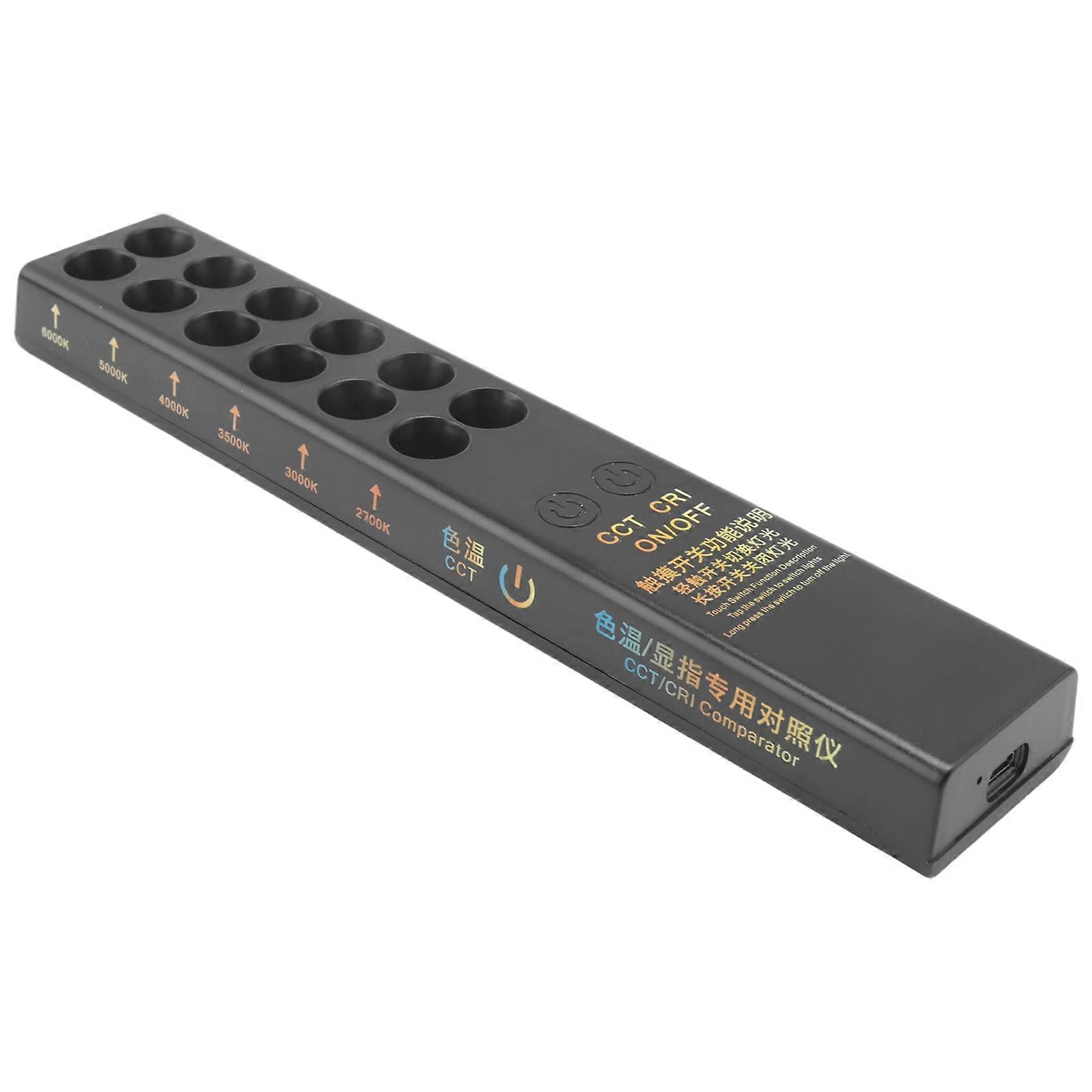 CCT CRI Meter Type-C Rechargeable Lithium Battery 2700K - 6000k Photometer Lighting Motion Sensor Light Tester Tool