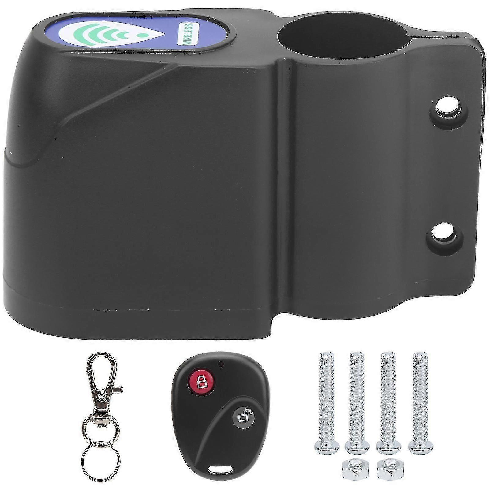 Wireless Bike AntiTheft Lock - Portable Bicycle Security Alarm with Remote Control