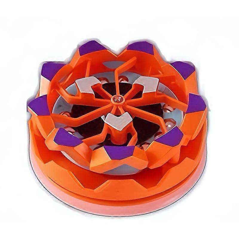 Fidget Spinner with Multicolor Light Display, Fireworks Fingertip Gyro Orange, Smooth Spin