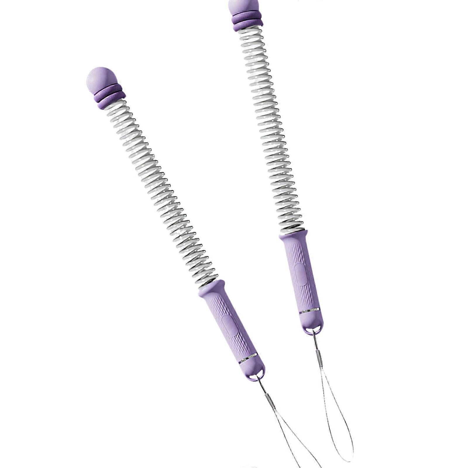 Pack of 2 Practical Training Rope with Permanent Fastening System for Safe and Efficient Whole Body Exercise Programs  Purple