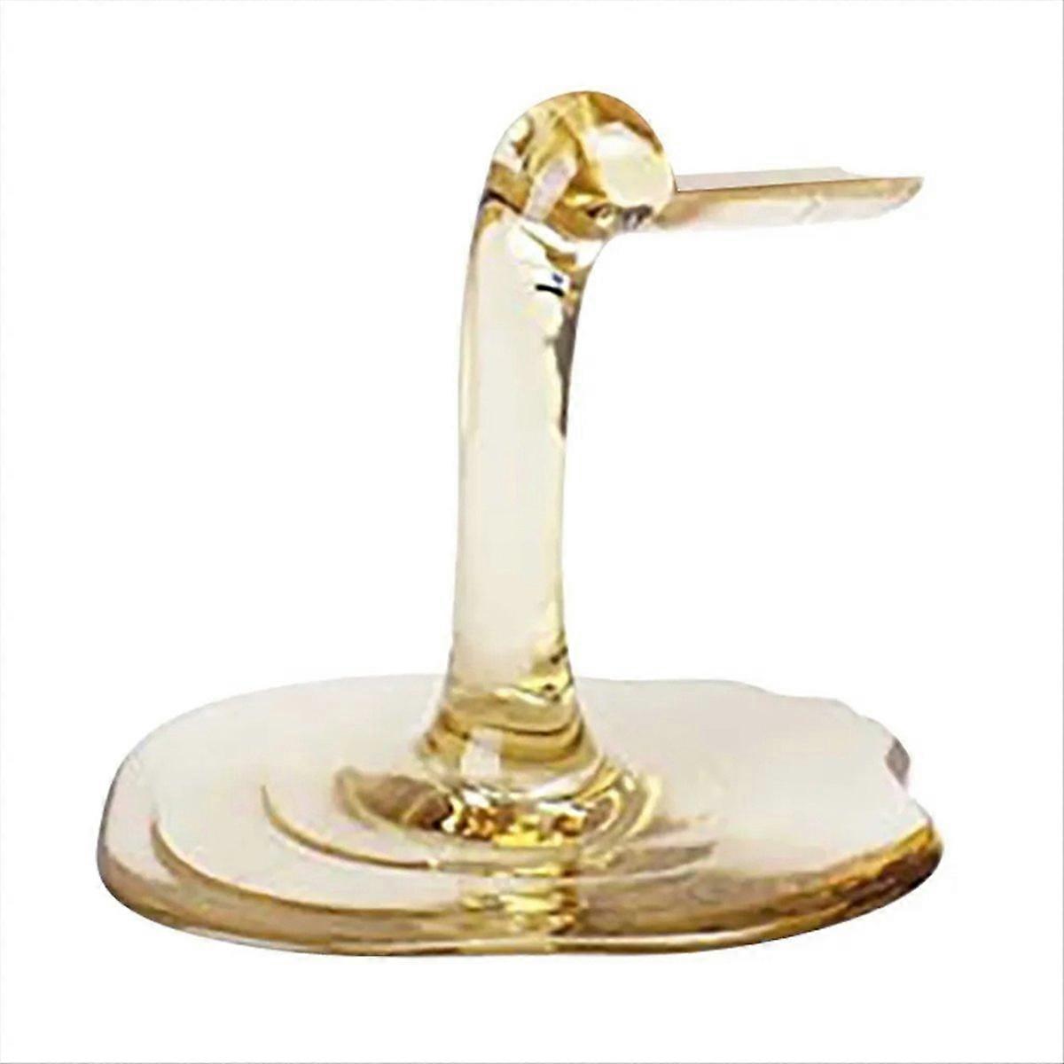 Creative Acrylic Spilled Holder Desktop Rack Ornament Yellow