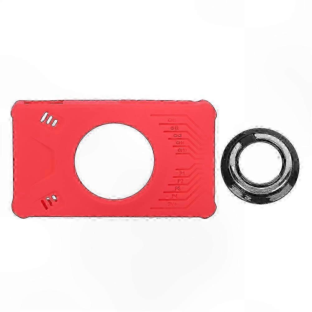 Soft Silicone Protective Case for Logic Analyzer LA104-Compatible Red Cover
