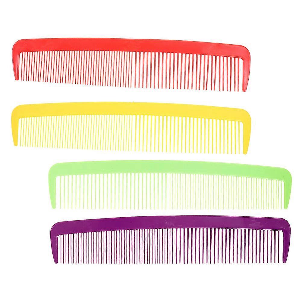 Oversized Comb Giant Plastic Comb for Barber Comedy 4Pcs Pack