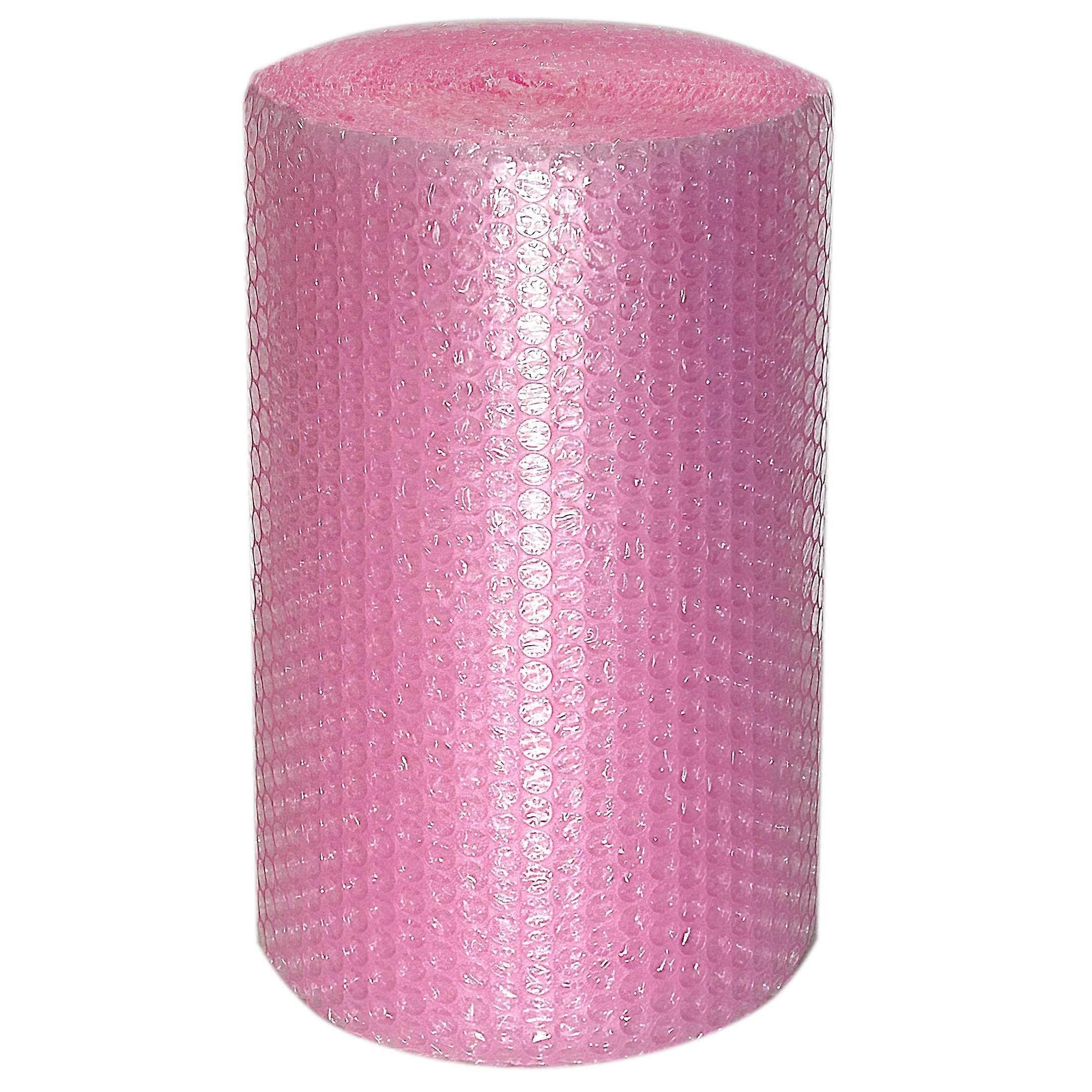 Anti Static Pink Bubble Wrap Roll 30cm x 10m for Electronics Packaging and Impact Protection