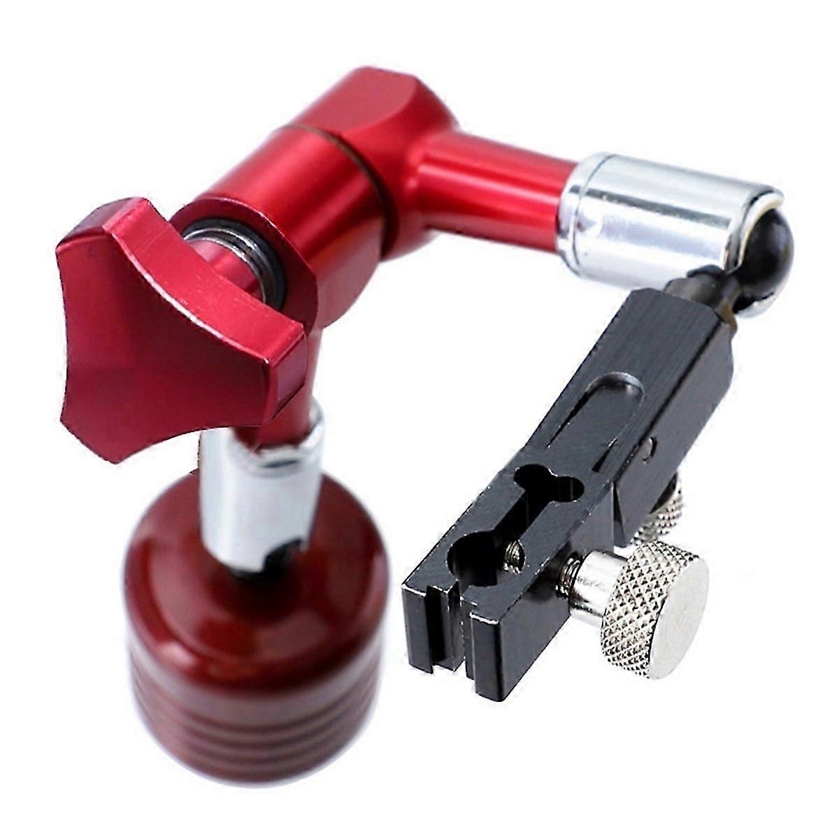 Magnetic Base Holder, Magnetic Stand Base,Red Magnetic Indicator Base