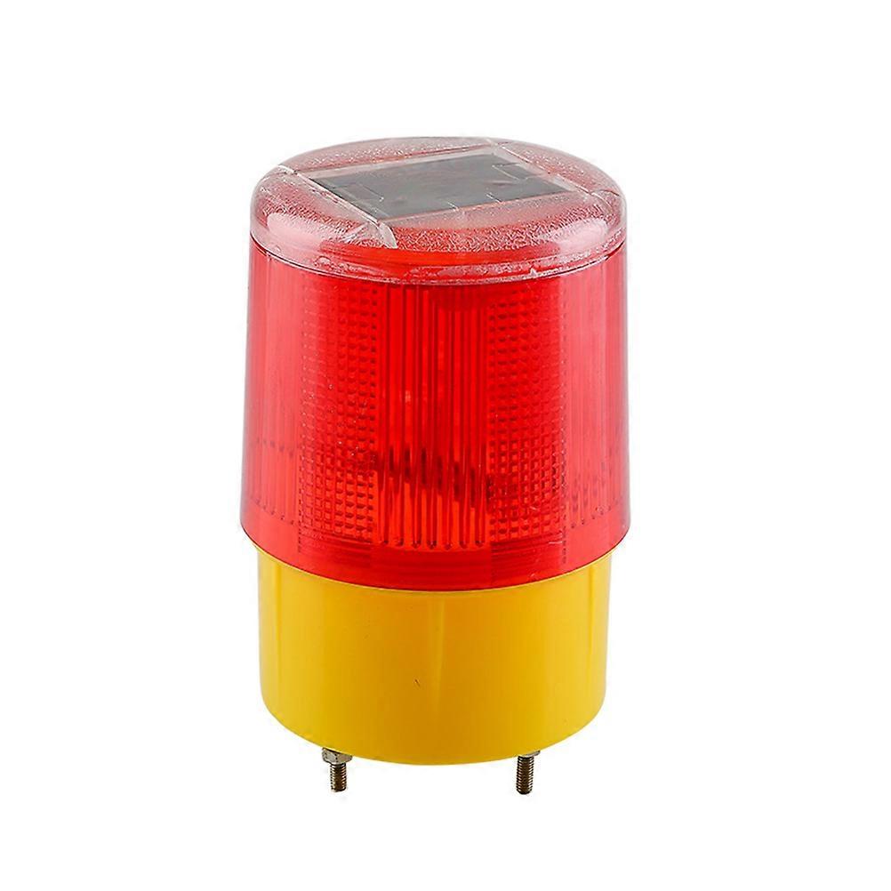 Solar Power Warning Light Lamp for Outdoor Safety 2Pcs Multifunction Flashing