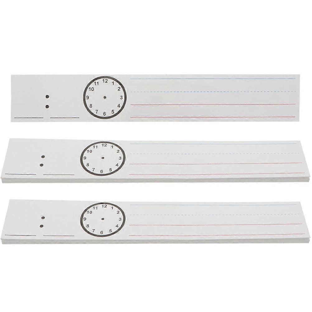 White Sentence Strips Learning Sentence Strips for Kids Use 10Sets