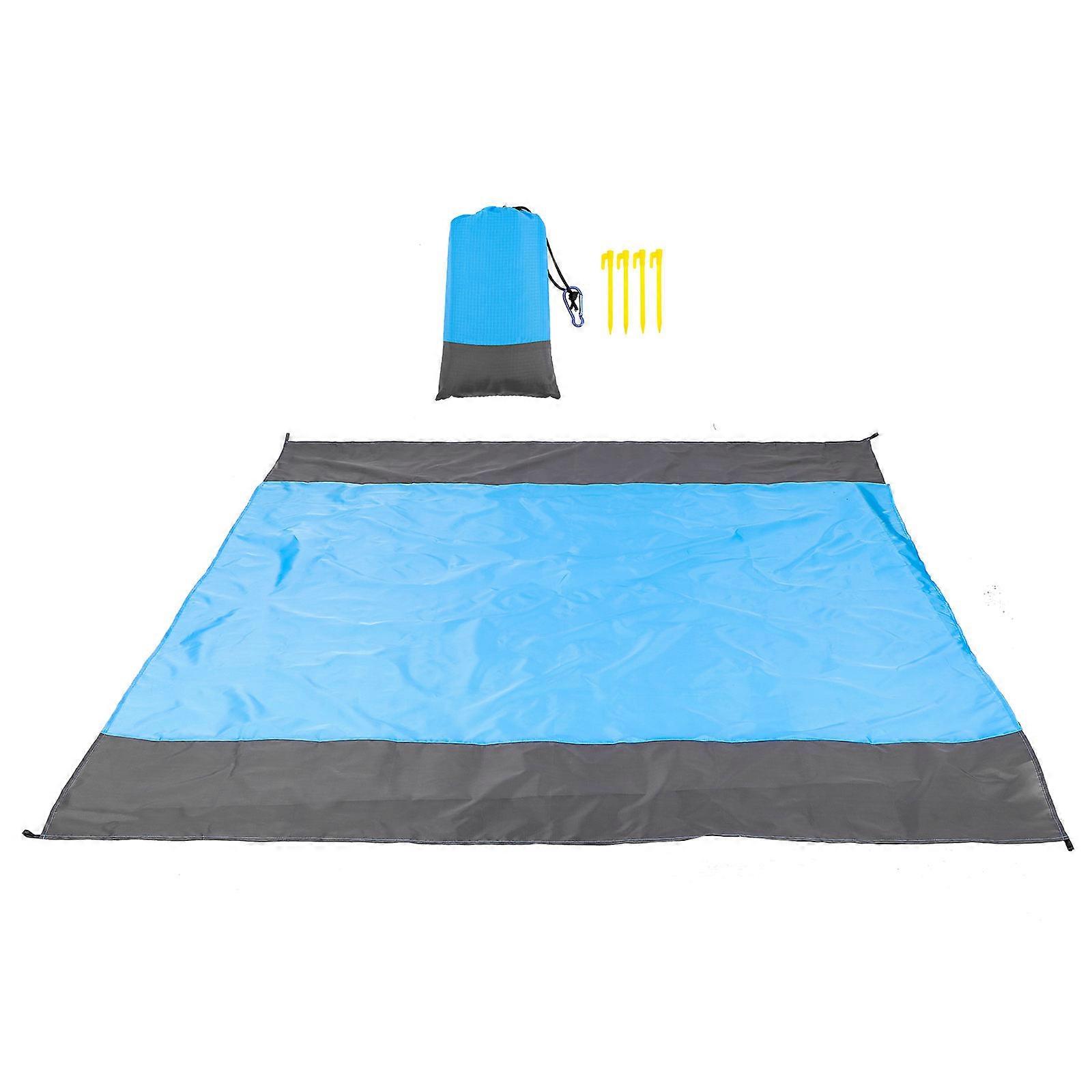 Beach Mat Foldable Waterproof Protect From Wet Grass And Dust Camping Equipment Rectangular 1Set