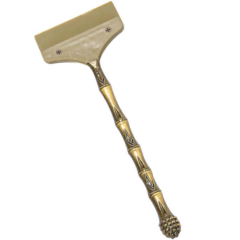 Golden Alloy Tea Tray Silicone Tool for Kitchen Use