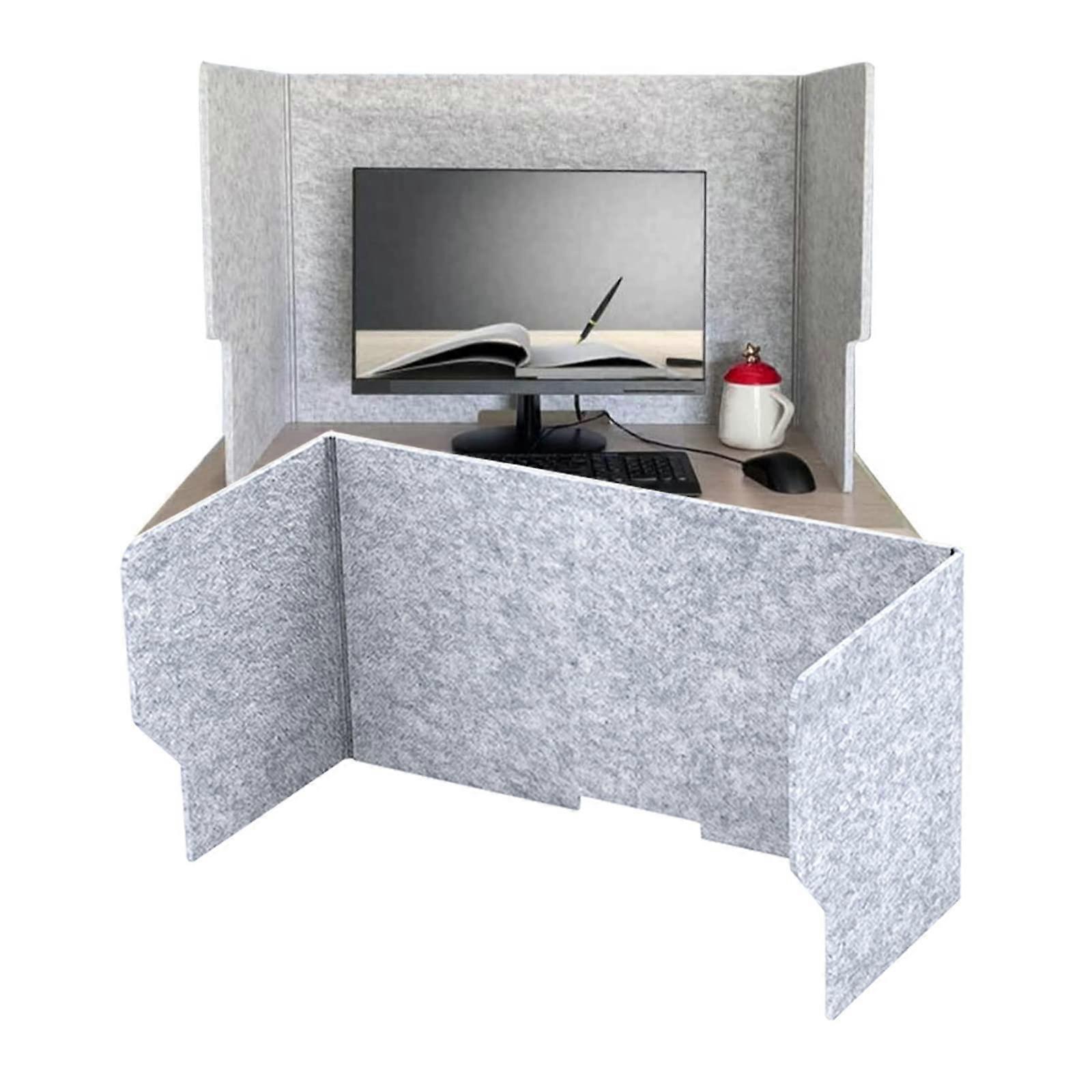 Foldable Desk Privacy Panel Acoustic Divider for Office and Study Noise Reduction and Quick Setup