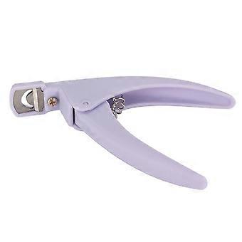 Cortador de unhas acrílico profissional de aço inoxidável cortador de ponta de unha falso aparador de unhas ferramenta de manicure