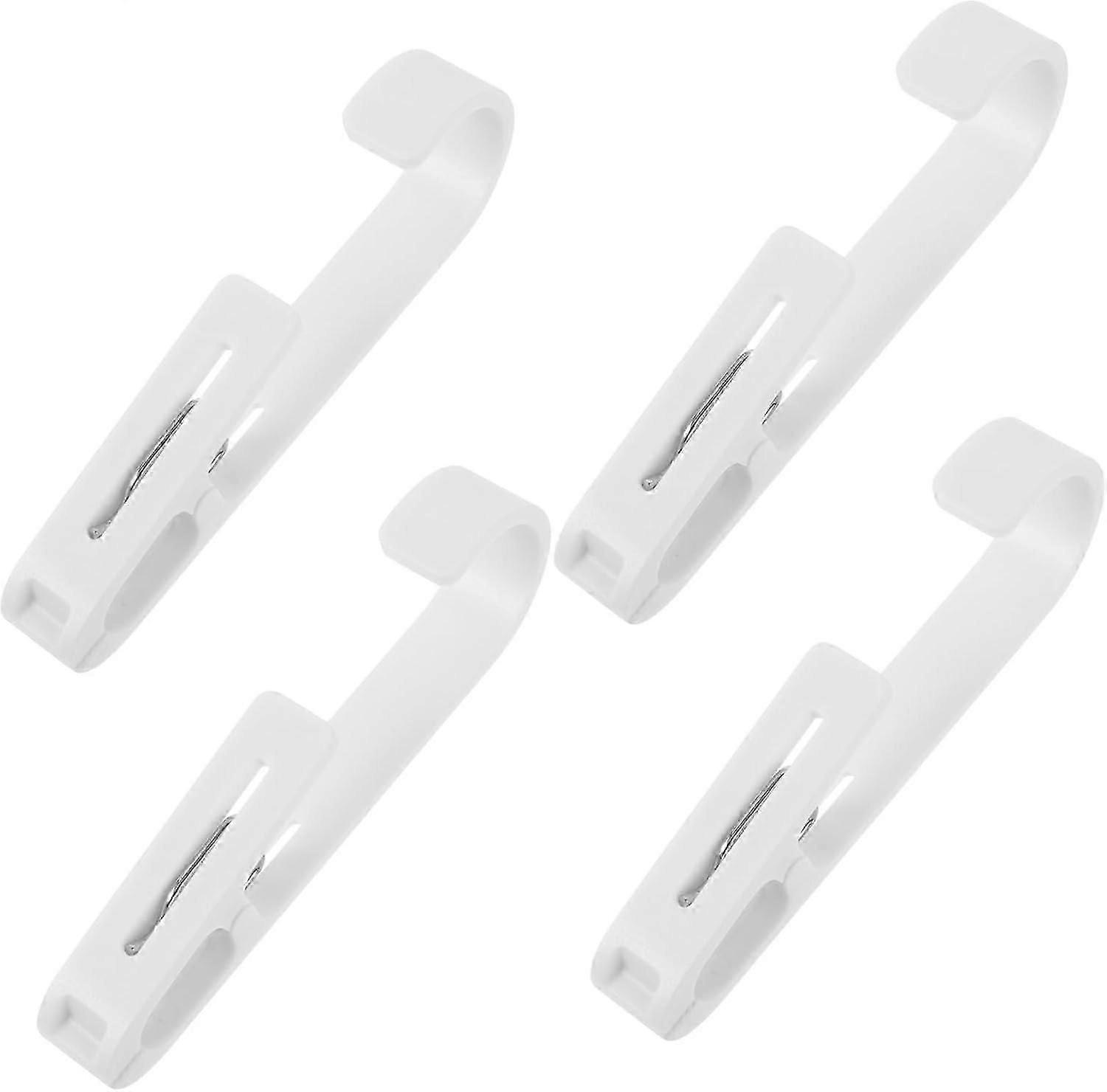 4 Pieces Multi-Function Clips Set compatible with Bathroom Balcony