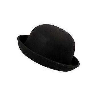 Black Women Vintage Cute Trendy Bowler Hat Cloche Fashion JH2
