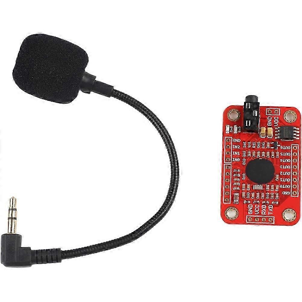 Modular Voice Recognition Board V3 Compatible with Featuring 80 Voice Capacity and Multi Voice Processing Via UART GPIO
