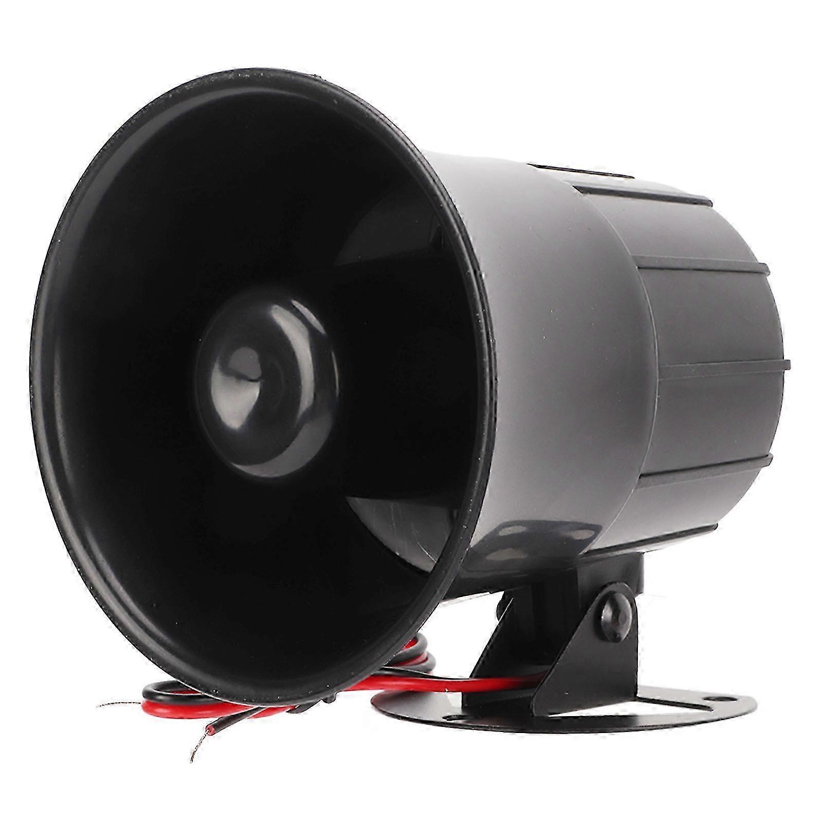 Wired Alarm Siren with Bracket 110dB 60 Adjustable Impact Resistance compatible withElevator Home Security