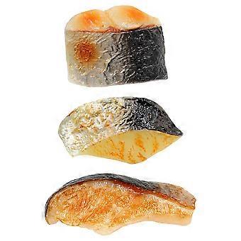 3Pcs Realistische Fischblöcke Modelle Lebendige Fischblöcke Verzierungen Foto Requisite Verzierungen