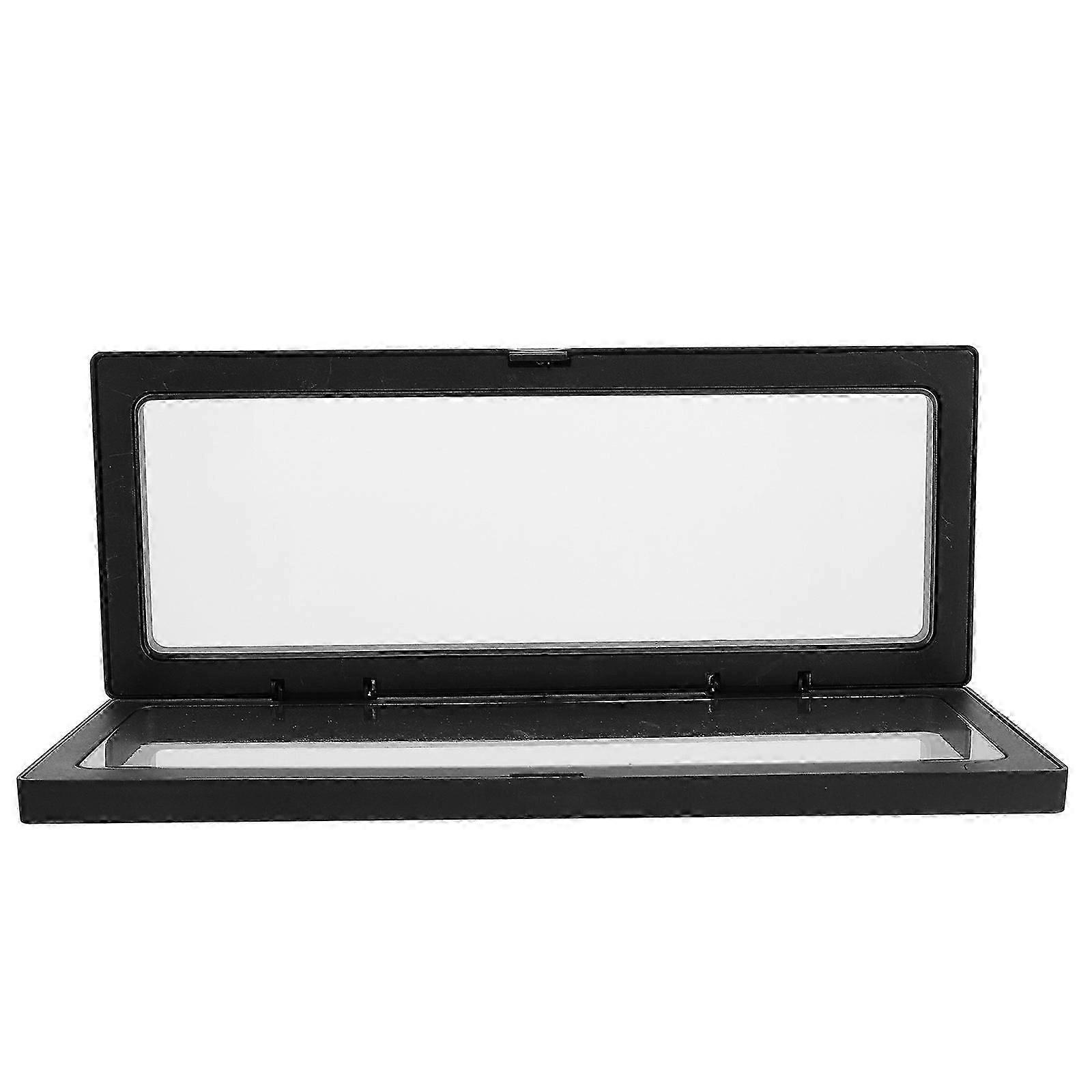 2-Pack Clear Storage Display Case with Transparent Lid for Jewelry, Earrings, Studs - Plastic, Dust-Proof, Vanity Organizer