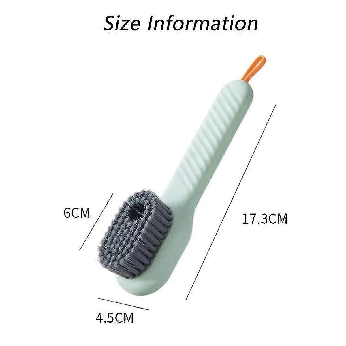 2 in 1 Multifunction Cleaning Brush, Cleaning Brush with Soap Dispenser, Multi Function Cleaning Br