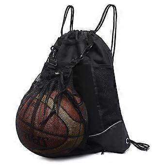 Dww-Sacs de Sport Cordon BasketballSac Cordon de Football Sac Dos en Maille tanche Polyvalent Sangle Rglablepour Basketbal Le Fitness Sport l'Ent