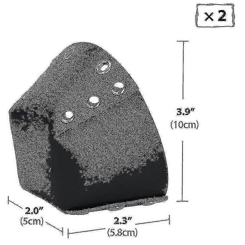 1 Pair Toe Guards For Roller Skates With Removable Toe Stops,black