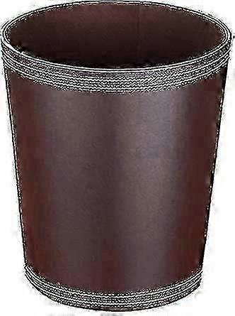 Leather Garbage Bin Ideal for Home and Office