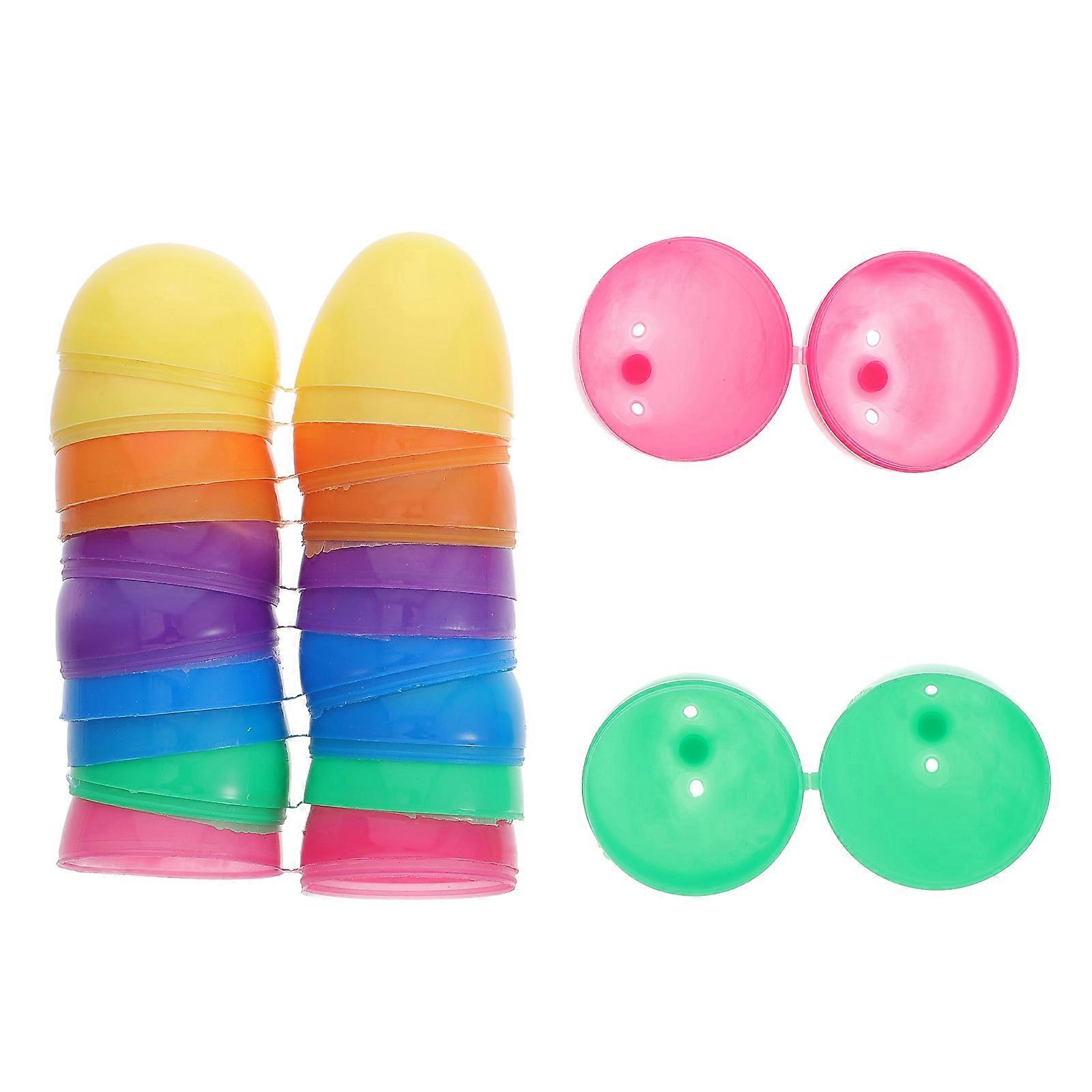 36Pcs Easter Eggs Easter Party Eggs Children Easter Eggs Kids Graffiti Eggs Empty Eggs
